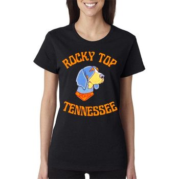 Tennessee Volunteers Rocky Top Tennessee Dog Women Lady T-Shirt