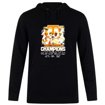 Tennessee Volunteers Team 2022 East Division Champions Signatures Unisex Pullover Hoodie