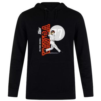 Terrin Vavra Baltimore Orioles Vertical Unisex Pullover Hoodie