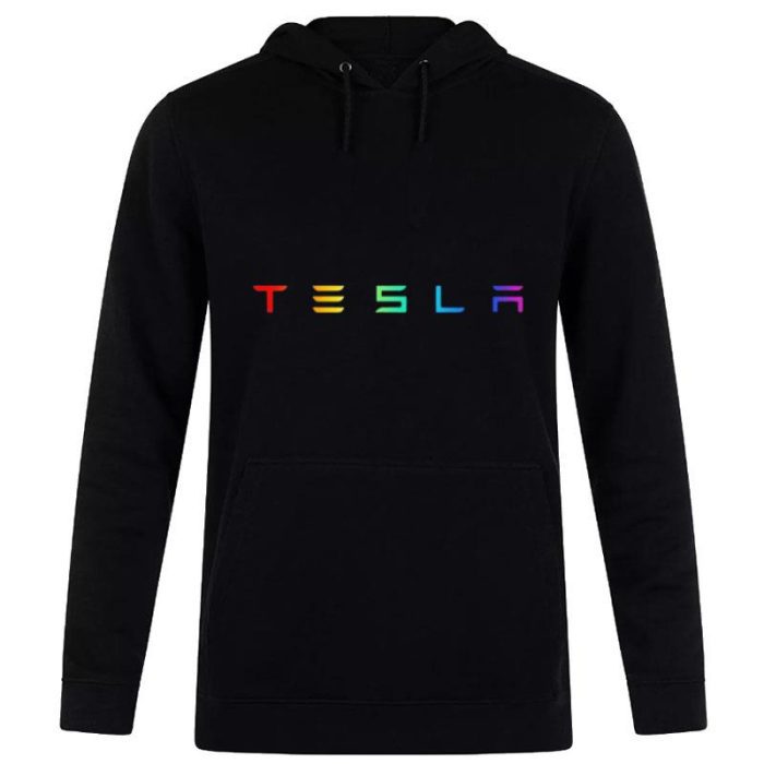 Tesla Pride Logo Unisex Pullover Hoodie