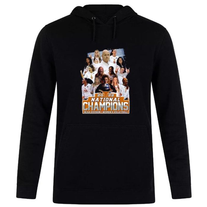 Texas Longhorn Team 2022 National Champions NCAA Division I Women's Volleyball Unisex Pullover Hoodie