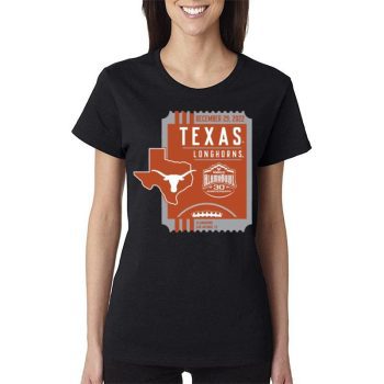 Texas Longhorns 2022 Valero Alamo Bowl Bound Women Lady T-Shirt