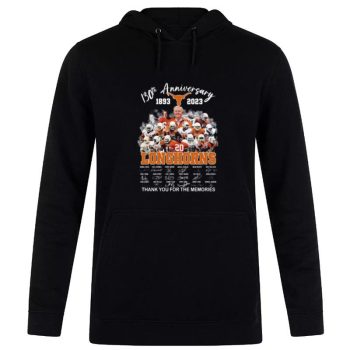 Texas Longhorns Team 130Th Anniversary 1893 2023 Thank You For The Memories Signatures Unisex Pullover Hoodie