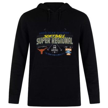 Texas Longhorns Vs Lady Vols 2023 NCAA Division I Softball Super Regional Unisex Pullover Hoodie