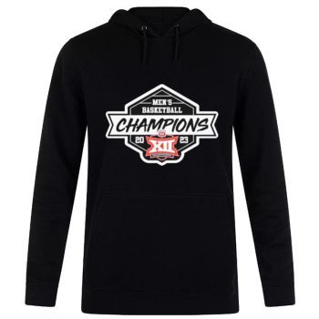 Texas Longhorns Zephyr 2023 Big 12 Men's Basketball Conference Tournament Champions Unisex Pullover Hoodie