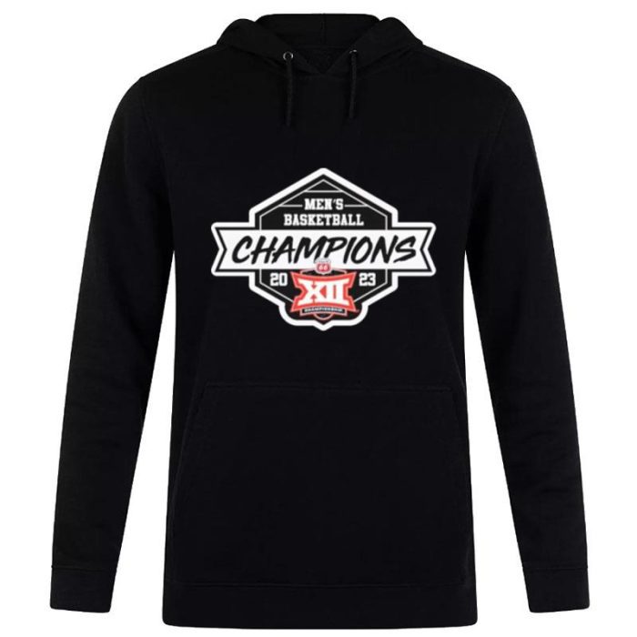 Texas Longhorns Zephyr 2023 Big 12 Men's Basketball Conference Tournament Champions Unisex Pullover Hoodie