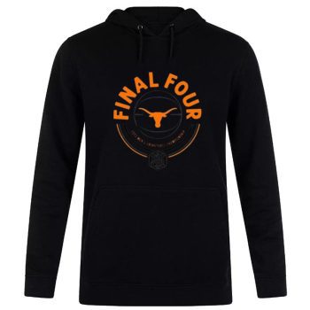 Texas Men's Final Four Circle 2023 NCAA Men's Basketball Championship Unisex Pullover Hoodie