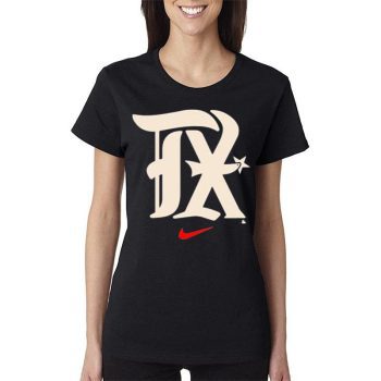 Texas Rangers 2023 City Connect Velocity Practice Performance Women Lady T-Shirt