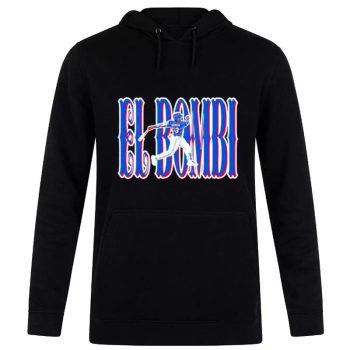 Texas Rangers El Bombi Unisex Pullover Hoodie