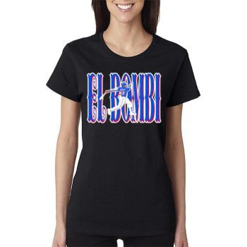 Texas Rangers El Bombi Women Lady T-Shirt