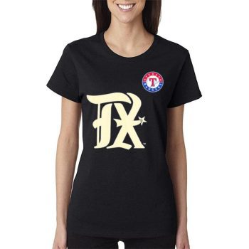 Texas Rangers New Era 2023 City Connect Plus Women Lady T-Shirt