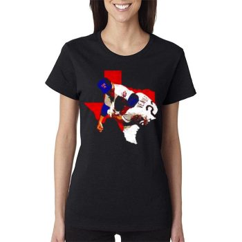 Texas Rangers Nolan Ryan Don’t Mess With Texas The Fight On The Mound Women Lady T-Shirt