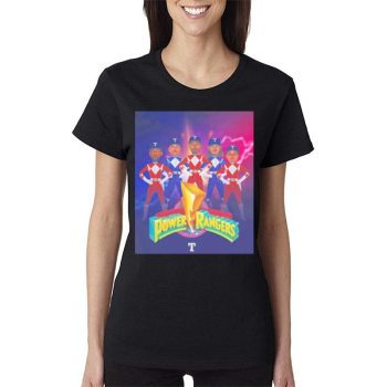 Texas Rangers We Are The Power Rangers Women Lady T-Shirt