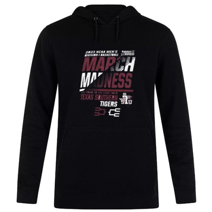 Texas Southern Men's Basketball 2023 NCAA March Madness The Road To Final Four Unisex Pullover Hoodie