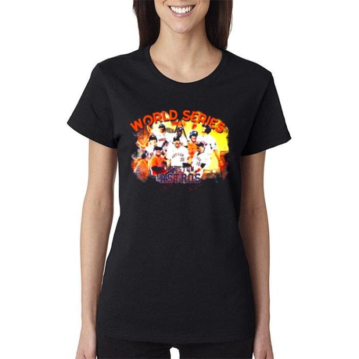 Texas Team Champions Houston Astros World Series 2022 Women Lady T-Shirt