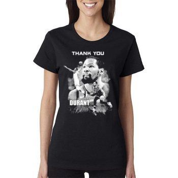 Thank You Kevin Durant Brooklyn Nets Legend Player Signatures Women Lady T-Shirt