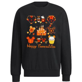 Thankful Disney Mickey Mouse Thanksgiving Unisex Sweatshirt