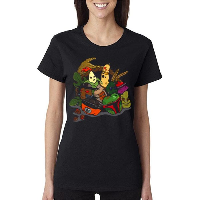 Thanksgiving Bounty Hunters Star Wars Women Lady T-Shirt