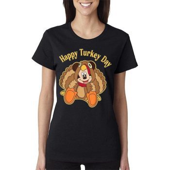 Thanksgiving Mouse Turkey Mickey Mouse Disney 2022 Thanksgiving Women Lady T-Shirt