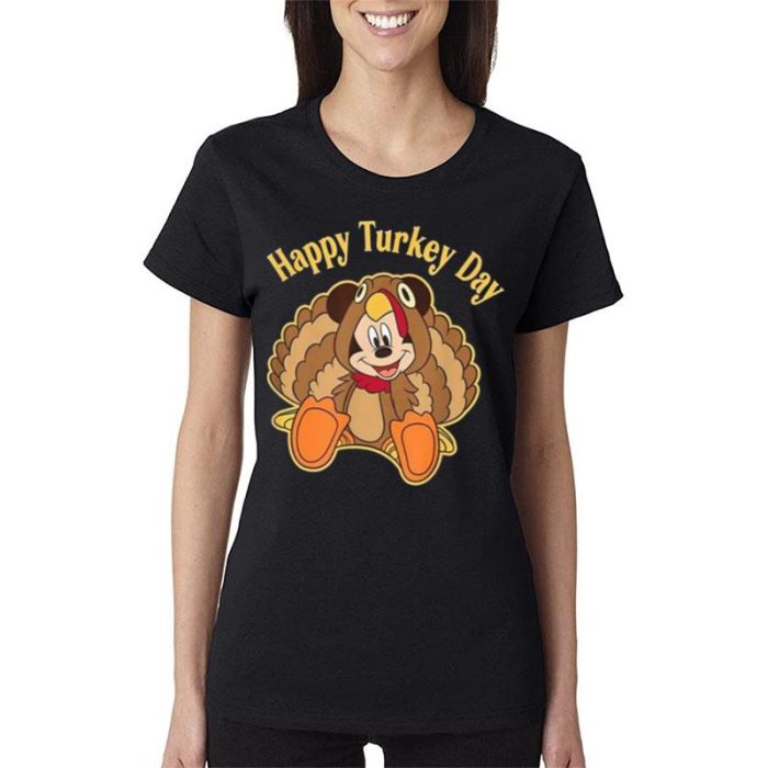 Thanksgiving Mouse Turkey Mickey Mouse Disney 2022 Thanksgiving Women Lady T-Shirt