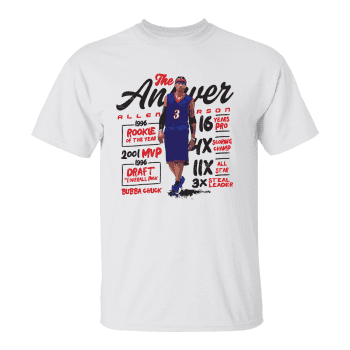 The Answer Allen Iverson 03 Philadelphia 76ers Unisex T-Shirt