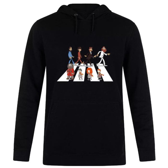 The Beatles And Harry Potter Characters Abbey Road Unisex Pullover Hoodie