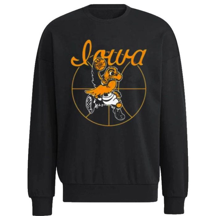 The Black And Gold NCAA 2023 Iowa Hawkeyes Basketball Unisex Sweatshirt