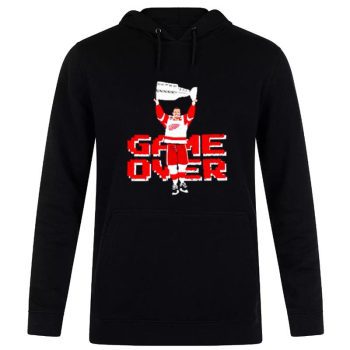 The Captain Game Over Detroit Red Wings Unisex Pullover Hoodie