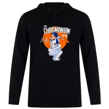The Chasmanian Devil The Tornado Houston Astros Signature Unisex Pullover Hoodie