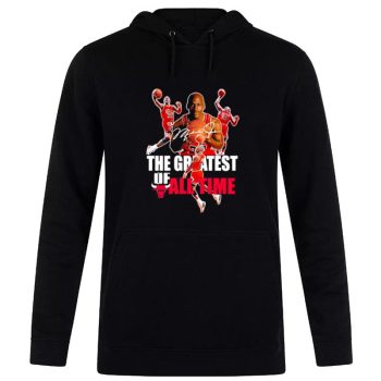 The Chicago Bulls The Greatest Of All Time Basketball 2023 Signature Unisex Pullover Hoodie