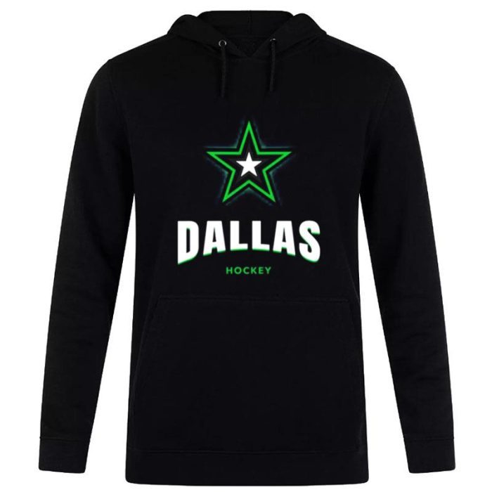 The Green Star Dallas Stars Hockey Unisex Pullover Hoodie