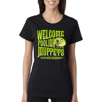 The Haunted Mansion Welcome Foolish Muppets Disneyland Halloween Fall Women Lady T-Shirt