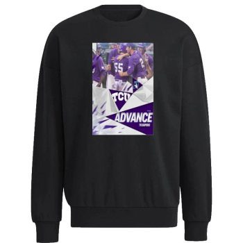 The Horned Frogs Tcu Advance To The 2023 NCAA Super Regionals Road To Omaha Unisex Sweatshirt