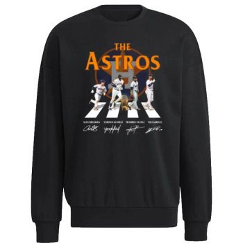 The Houston Astros Abbey Road Alex Bregman Yordan Alvarez Signatures 2022 Unisex Sweatshirt