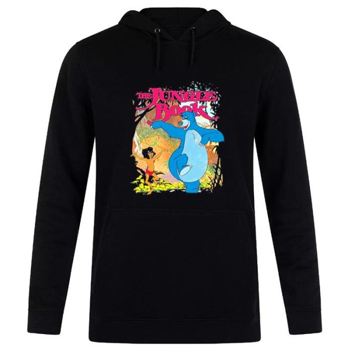 The Jungle Book Mowgli & Baloo Dancing Friends Disney Trending Unisex Pullover Hoodie