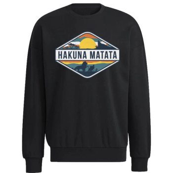 The Lion King Hakuna Matata Diamond Logo Simba Disney Unisex Sweatshirt