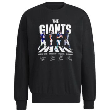 The New York Giants Football Team Abbey Road Signatures Unisex Sweatshirt