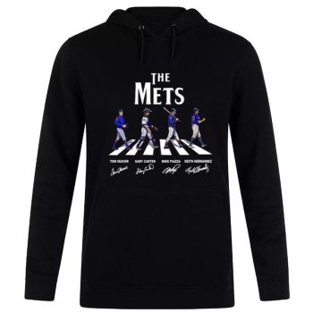 The New York Mets Abbey Road 2021 Signatures Unisex Pullover Hoodie