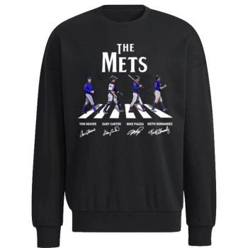 The New York Mets Abbey Road 2021 Signatures Unisex Sweatshirt