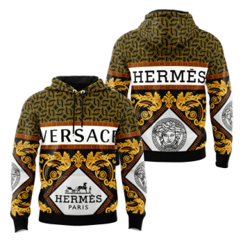 Versace Hermes Unisex Pullover 3D Hoodie Luxury Brand Gifts 2023-24 IHT3174