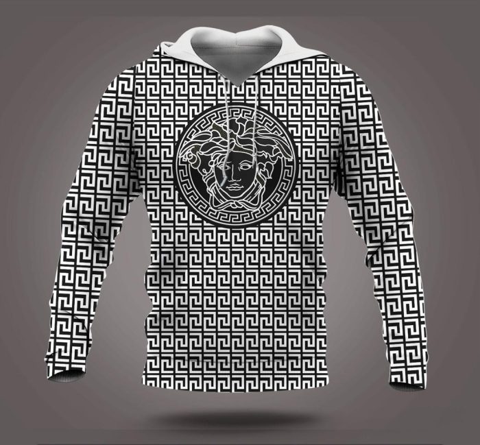 Versace Luxury Usinex 3D Pullover Hoodie IHT2732