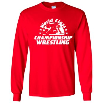 World Class Championship Wrestling Shirt Wccw Dallas Texas Von Erich 80s Unisex LongSleeve Shirt