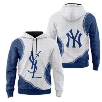 Yves Saint Laurent MLB Unisex Pullover 3D Hoodie Luxury Brand Gifts 2023-24 IHT3301
