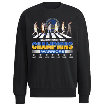 nba Conference Finals Champions Golden State Warriors Abbey Road 1947 2022 Unisex Sweatshirt