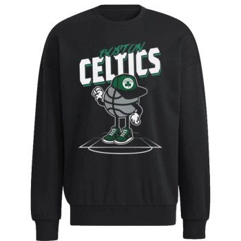 nba Toddler Boston Celtics Black Mr. Dribble Unisex Sweatshirt