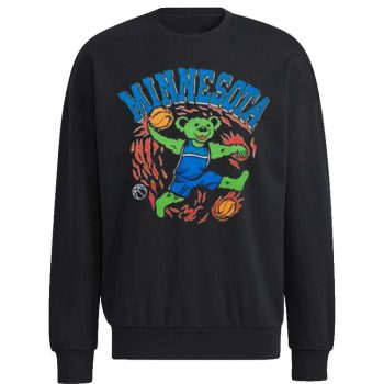 nba X Grateful Dead X Minnesota Timberwolves Unisex Sweatshirt