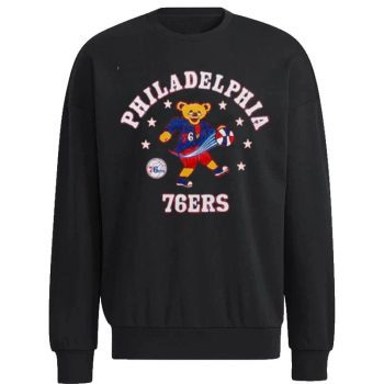 nba X Grateful Dead X Philadelphia 76Ers Unisex Sweatshirt