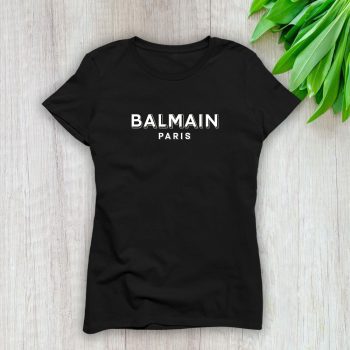 Balmain Paris Logo Lady T-Shirt Luxury Tee For Women LDS1045