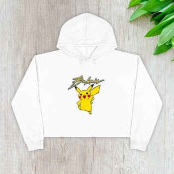 Balmain X Pokemon Crop Pullover Hoodie For Lady CPH1053