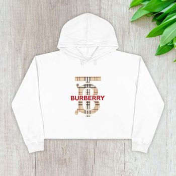 Burberry Logo Luxury Crop Pullover Hoodie For Lady CPH1067